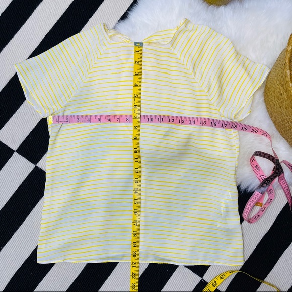 ZARA - Trafaluc Stripe V-back Blouse S - Picture 9 of 10